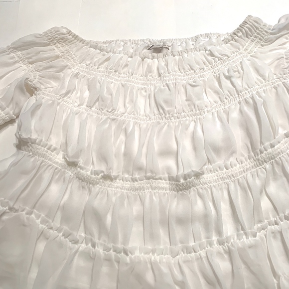 Cato Off The Shoulder Peasant Blouse - Picture 5 of 6